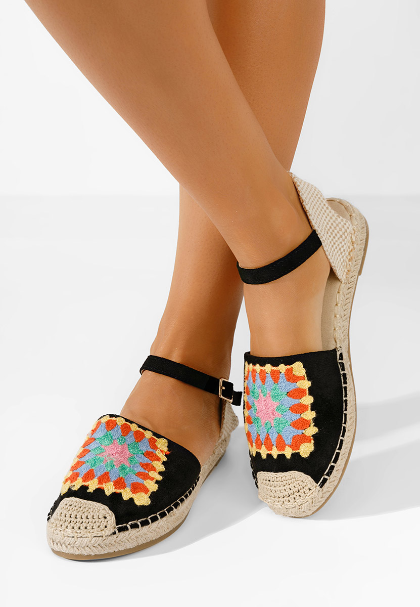 E-shop Čierne dámske espadrilky Graciella