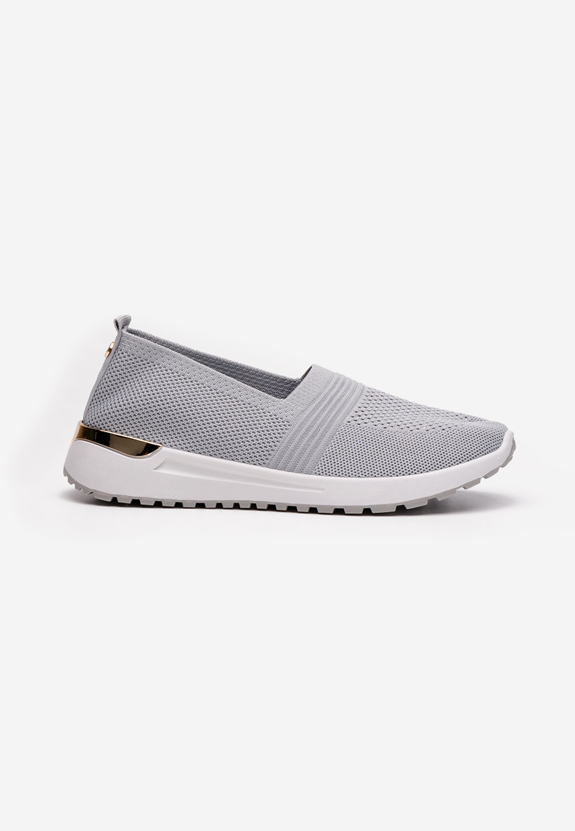 Sivé slip on tenisky damske Antrea