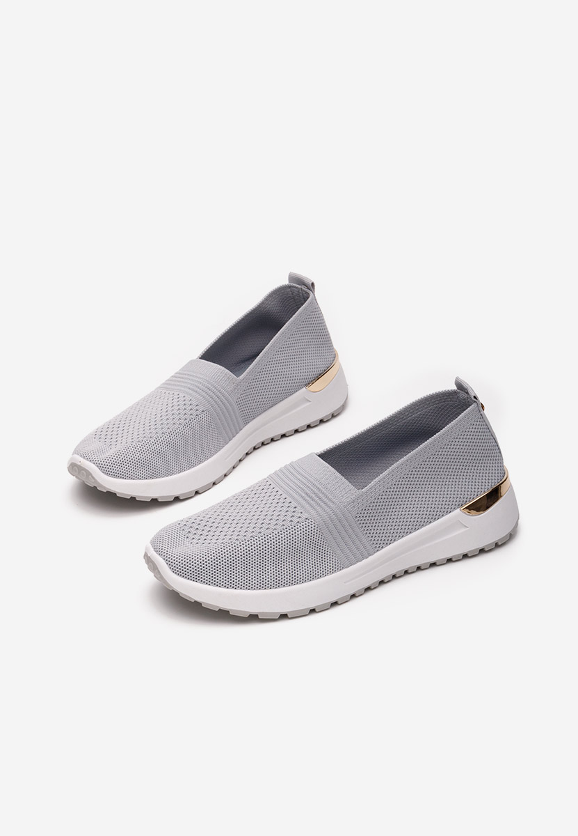 Sivé slip on tenisky damske Antrea