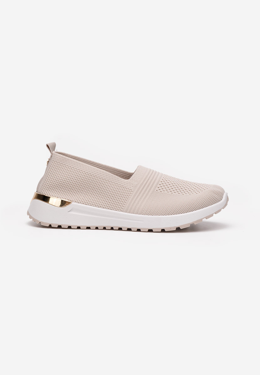 Béžové slip on tenisky damske Antrea
