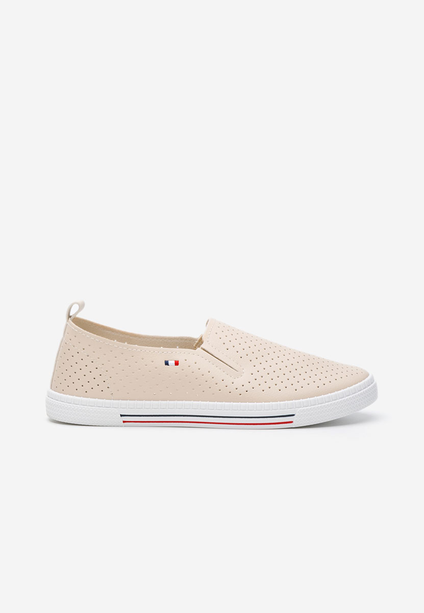 Béžové dámske poltopánky Saphira