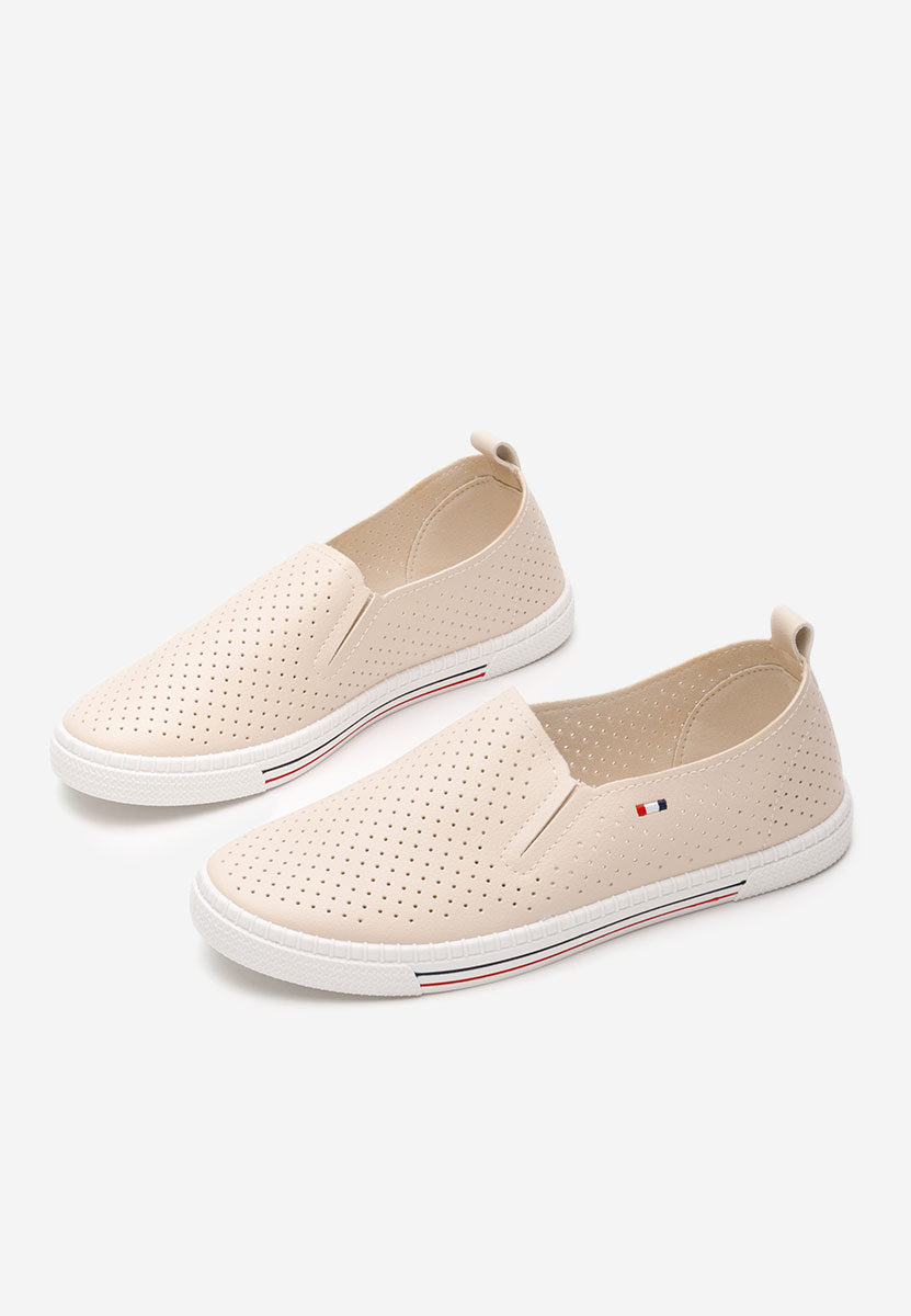 Béžové dámske poltopánky Saphira