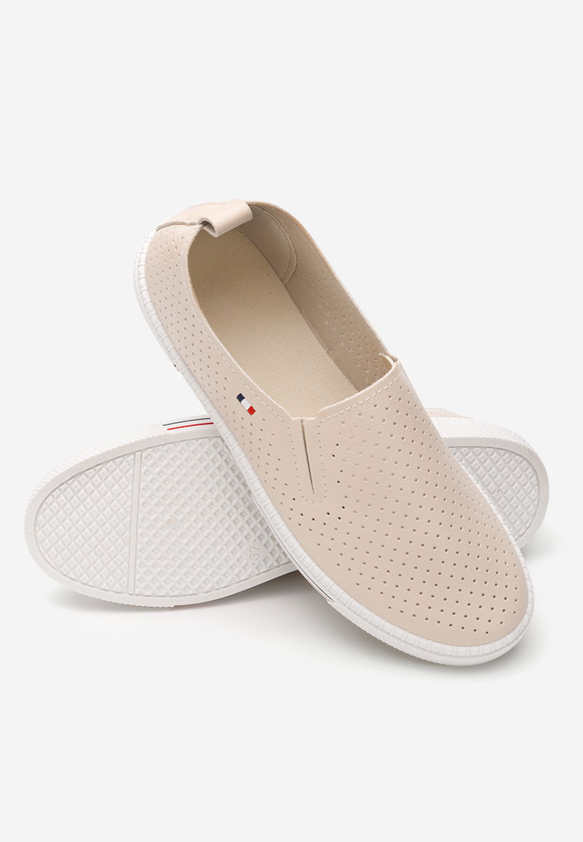 Béžové dámske poltopánky Saphira