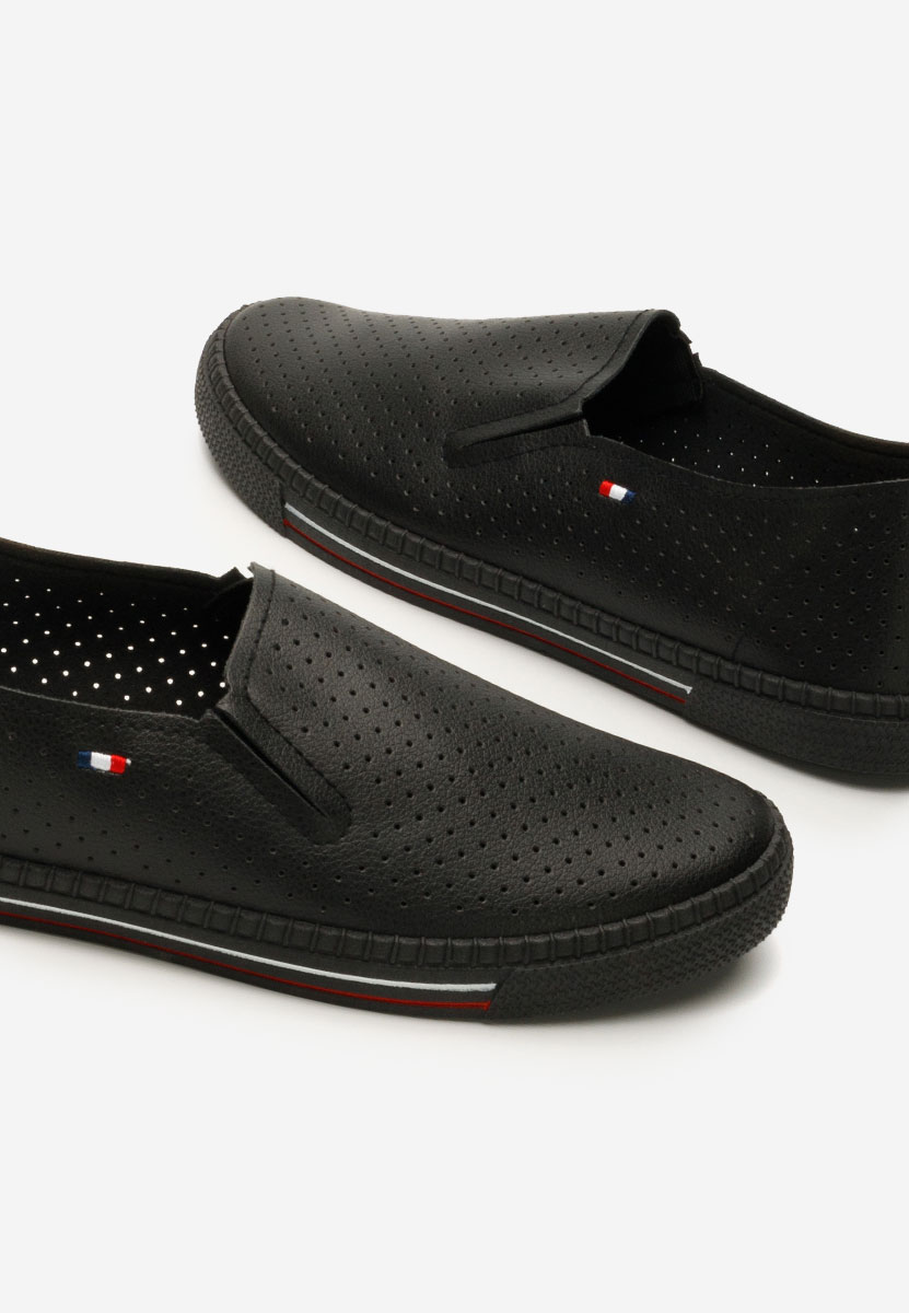 Čierne dámske poltopánky Saphira