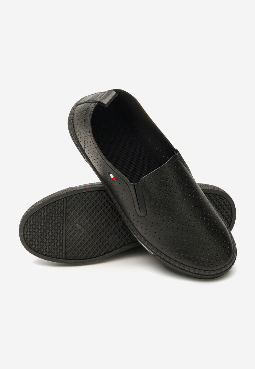 Čierne dámske poltopánky Saphira