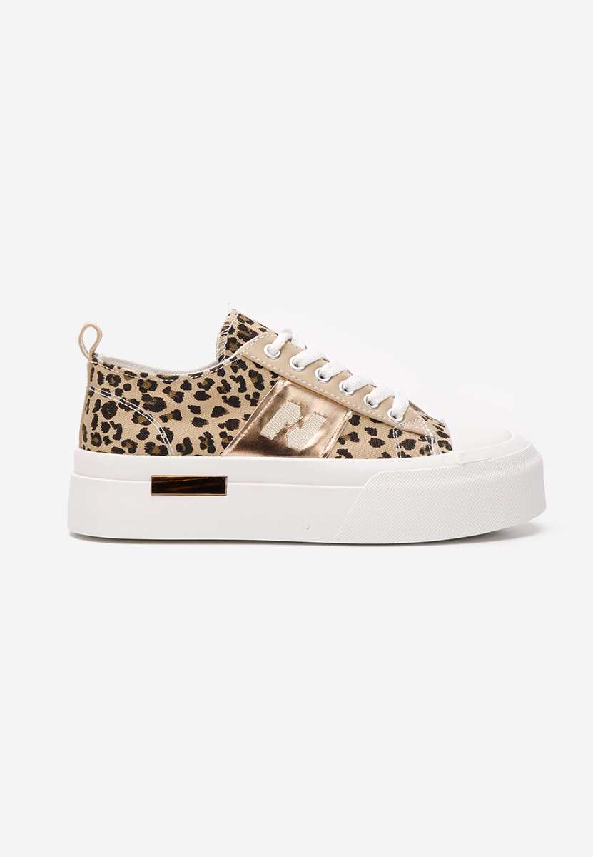 Leopardie tenisky na platforme Kelia