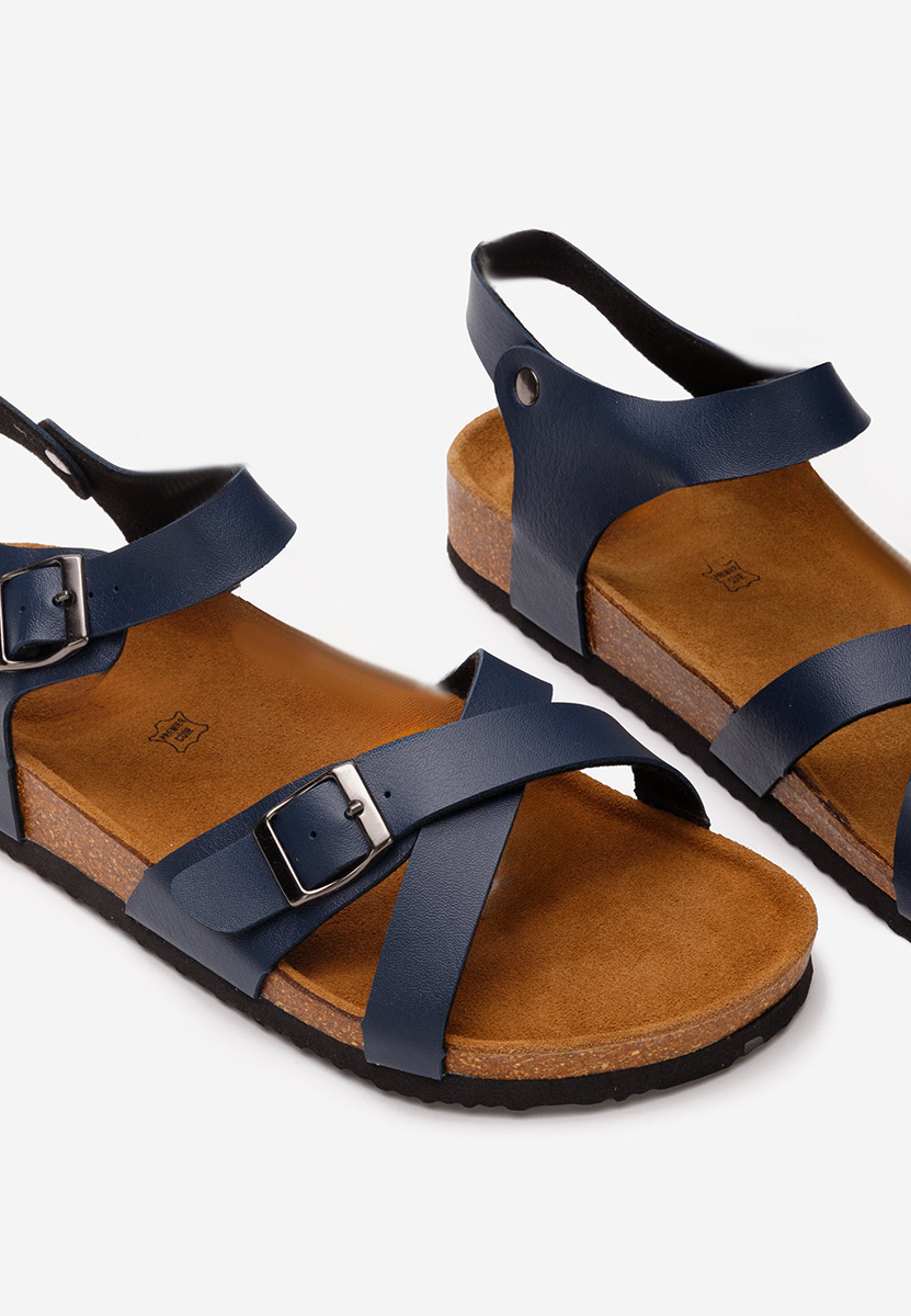 Tmavomdoré pánske sandále Sebastian