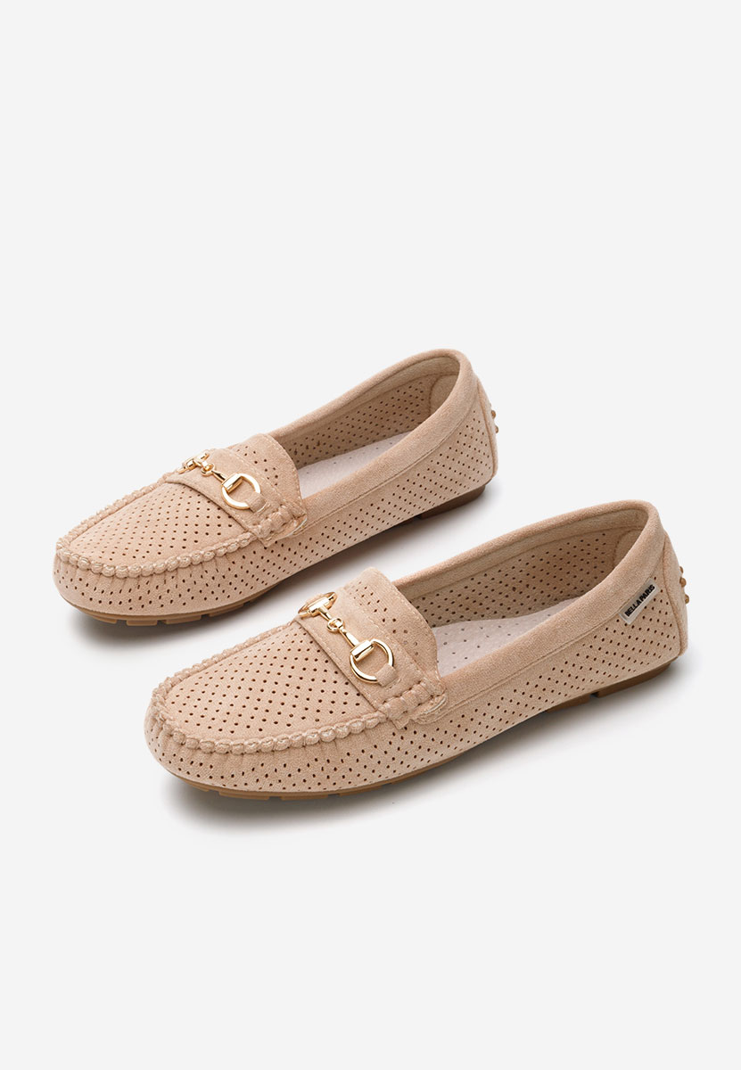 Khaki mokasíny dámske Aishani