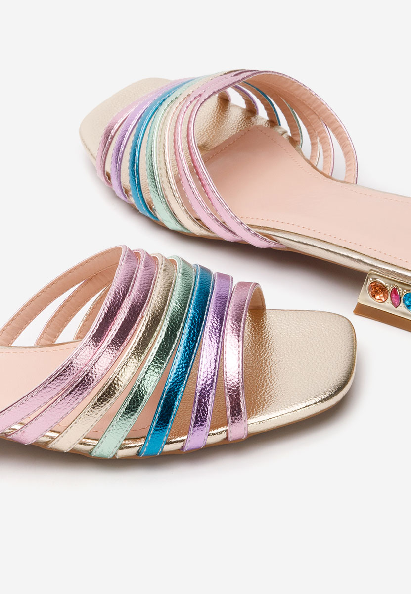 Farebné dámske šľapky elegantné Erinna