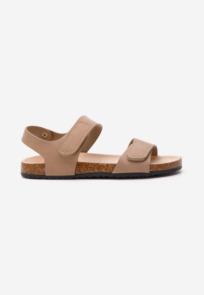E-shop Khaki dievčenské sandále Kimina