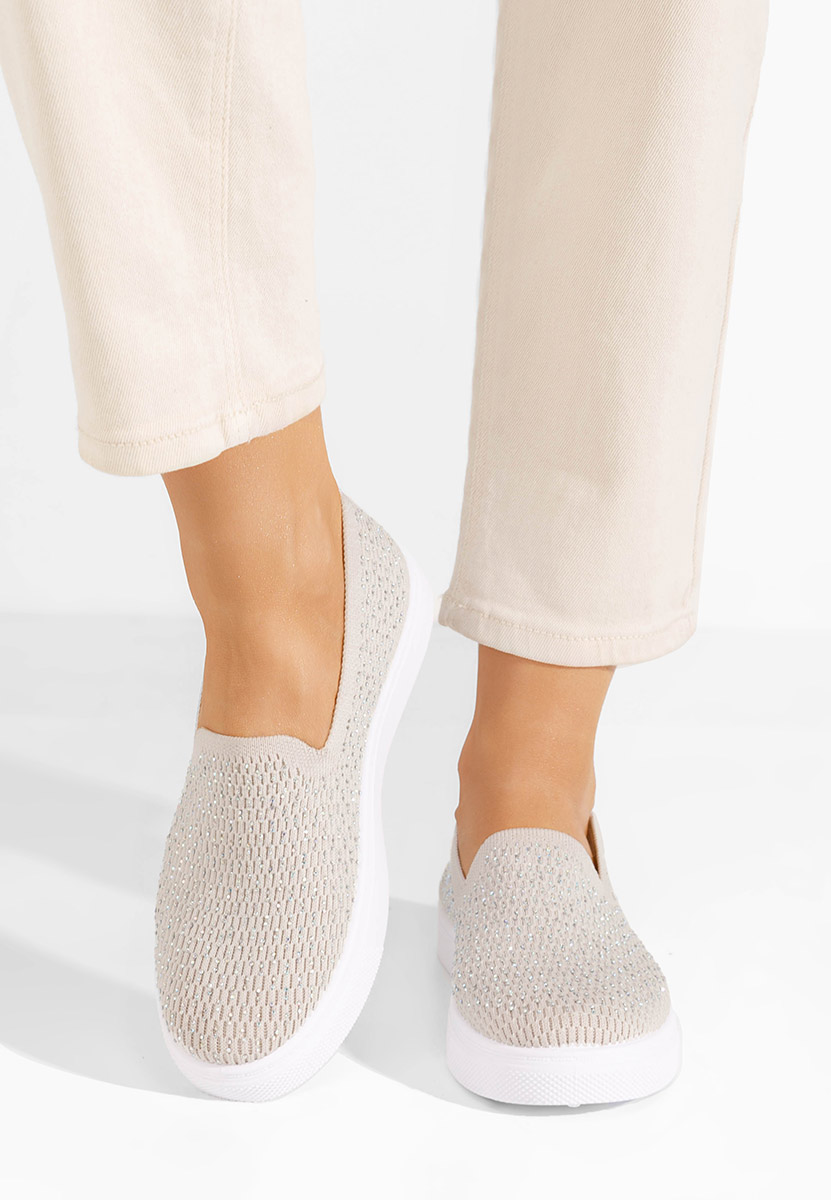 Béžové slip-on Priscilla