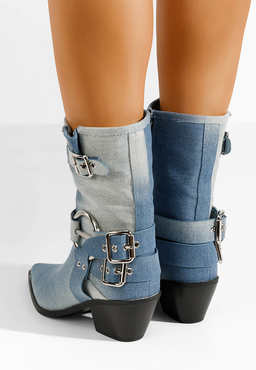 Modré kovbojské čižmy Rosita