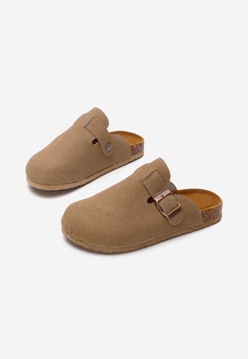 Khaki detské šľapky Millie