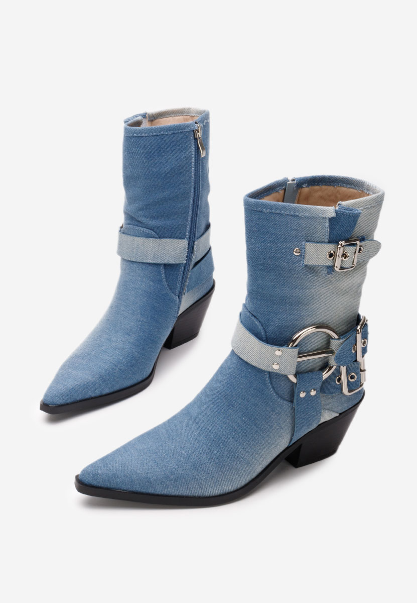 Modré kovbojské čižmy Rosita