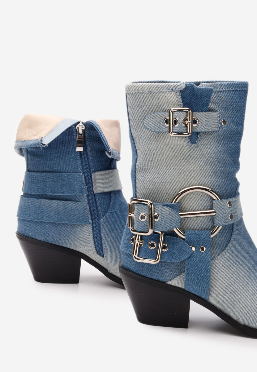 Modré kovbojské čižmy Rosita