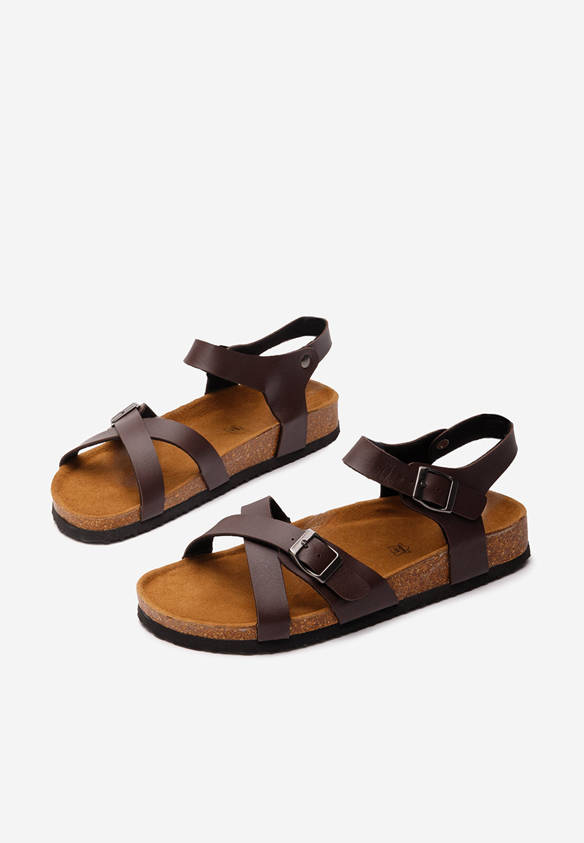Hnedé pánske sandále Sebastian