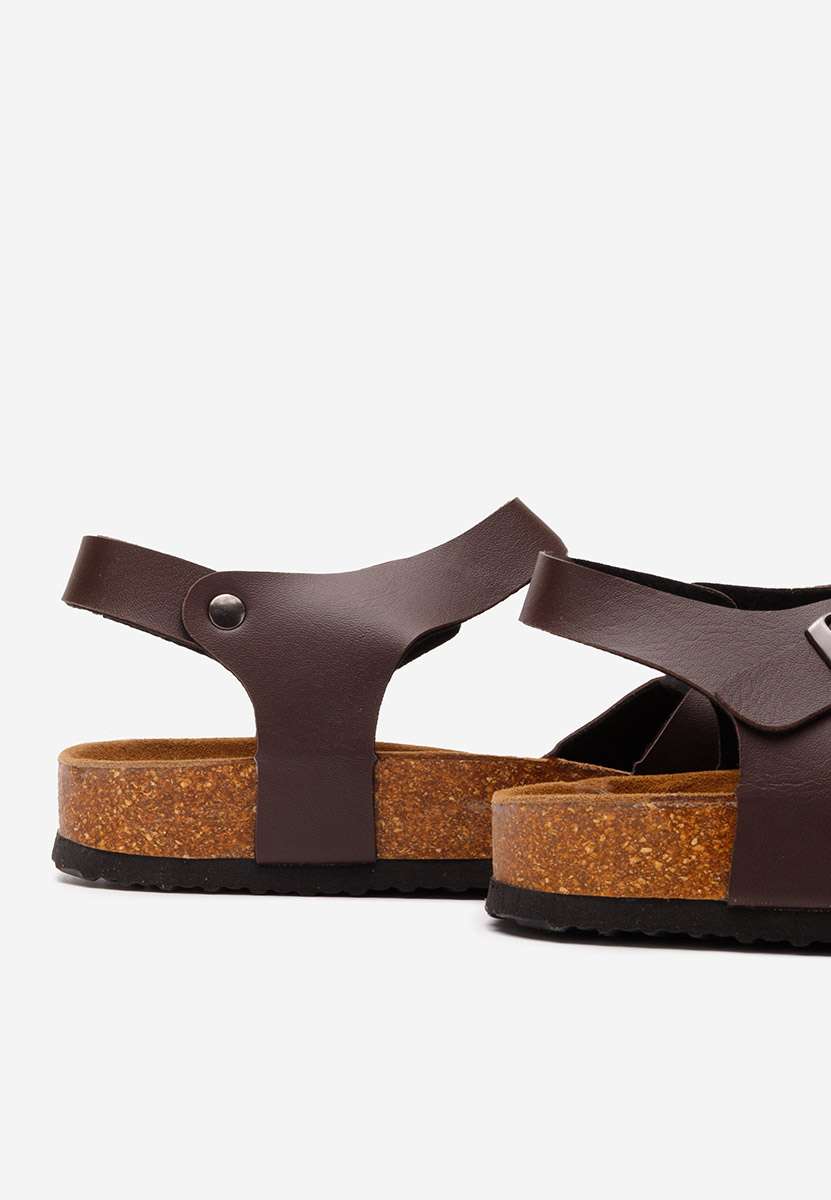 Hnedé pánske sandále Sebastian