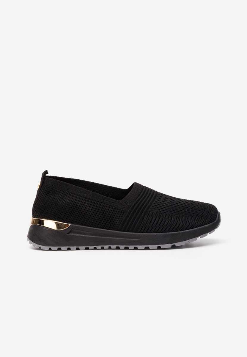 Čierne slip on tenisky damske Antrea V2