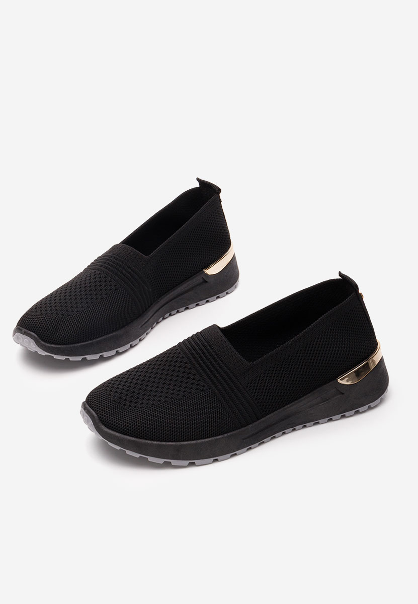 Čierne slip on tenisky damske Antrea V2