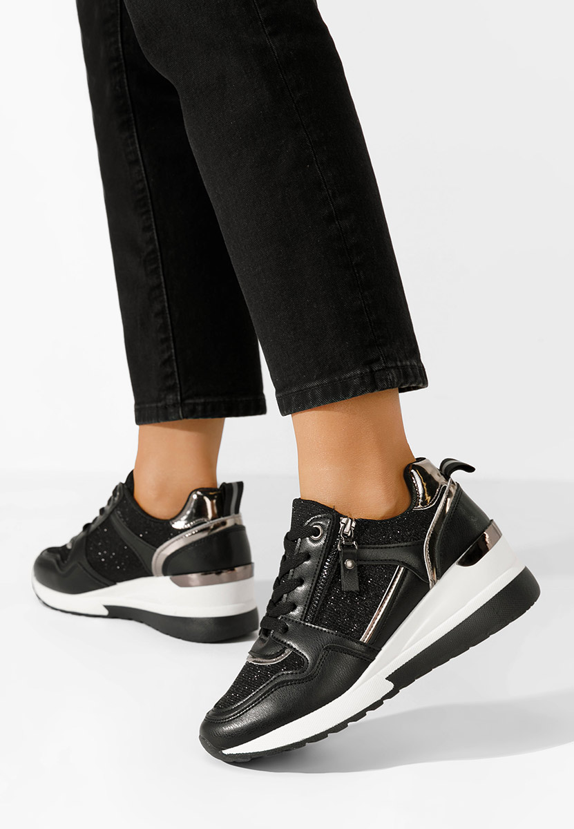 Čierne dámske tenisky Rafina V2