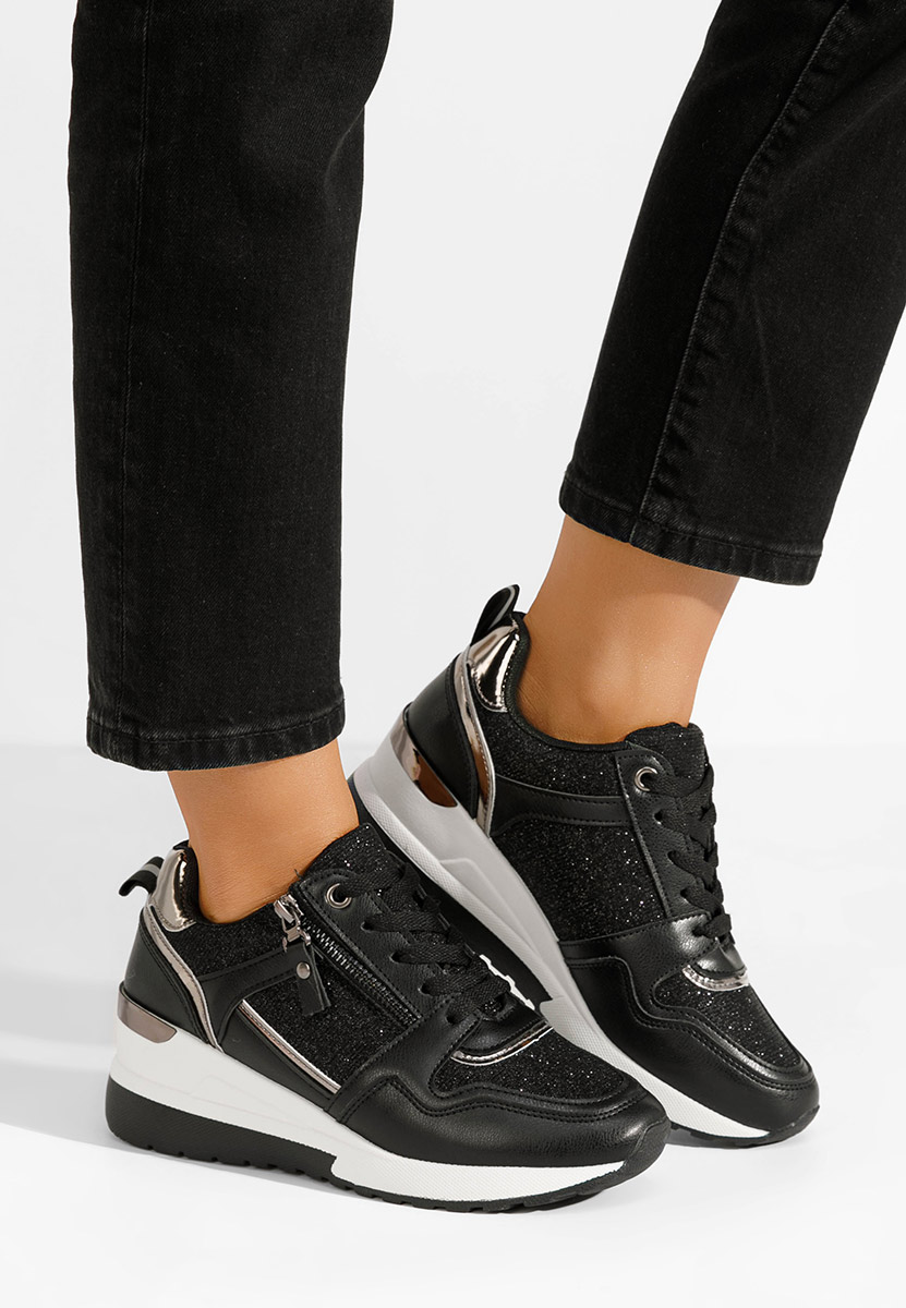 Čierne dámske tenisky Rafina V2