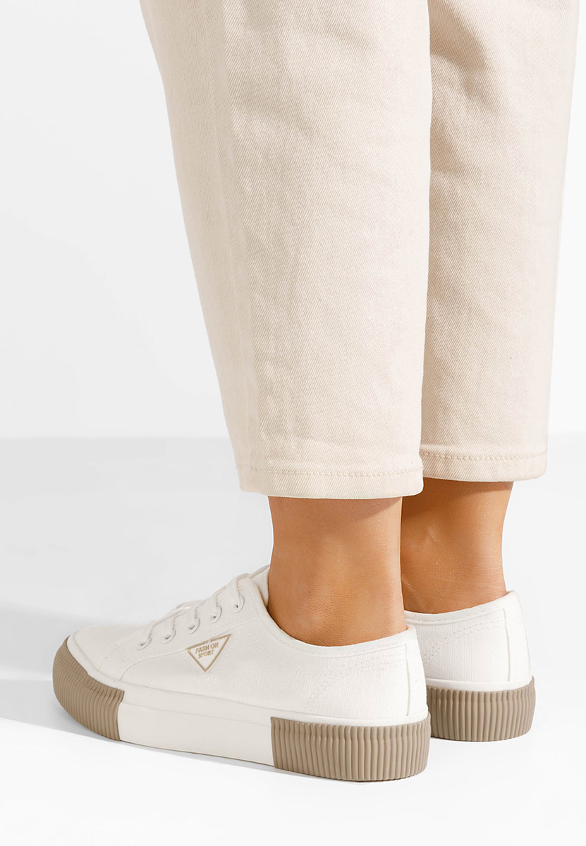 Biele dámske nízké tenisky Milanna Biele dámske nízké tenisky Milanna