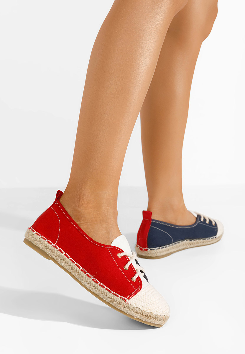 Červené dámske espadrilky Doria