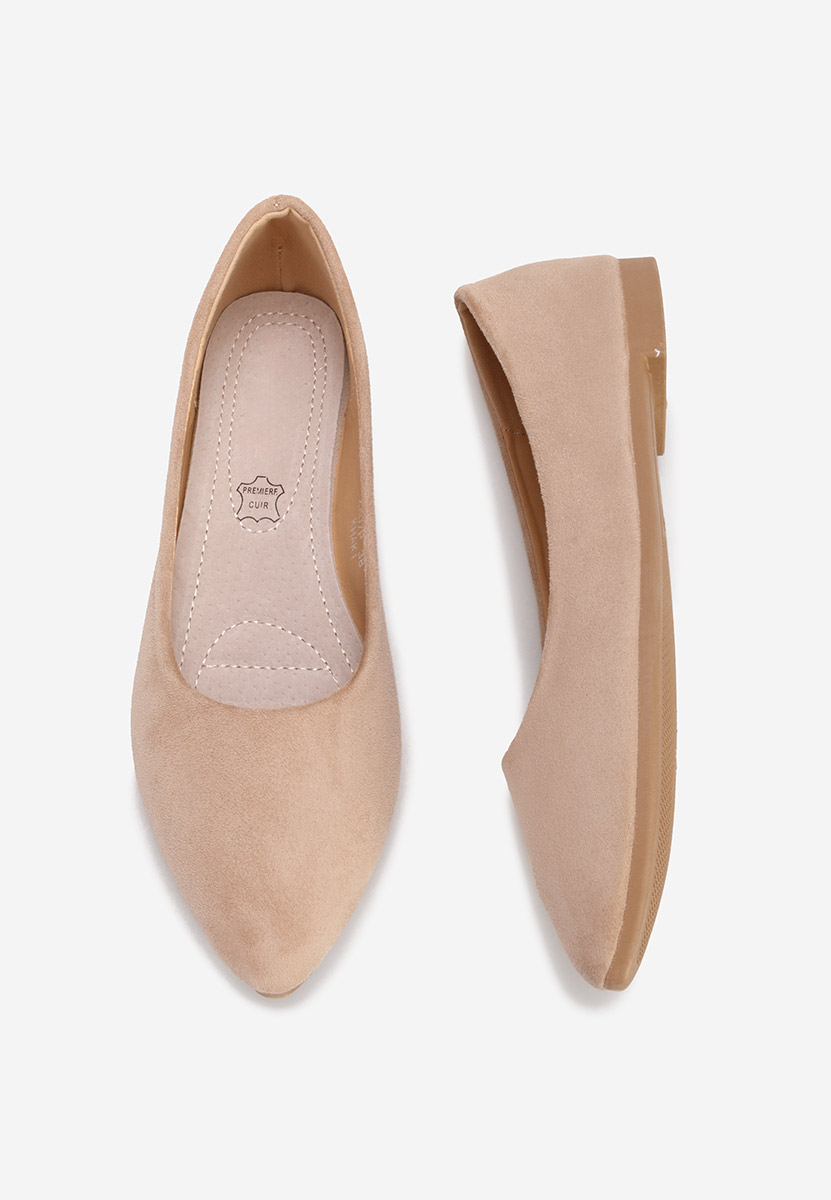 Khaki balerínky Genevieve V2