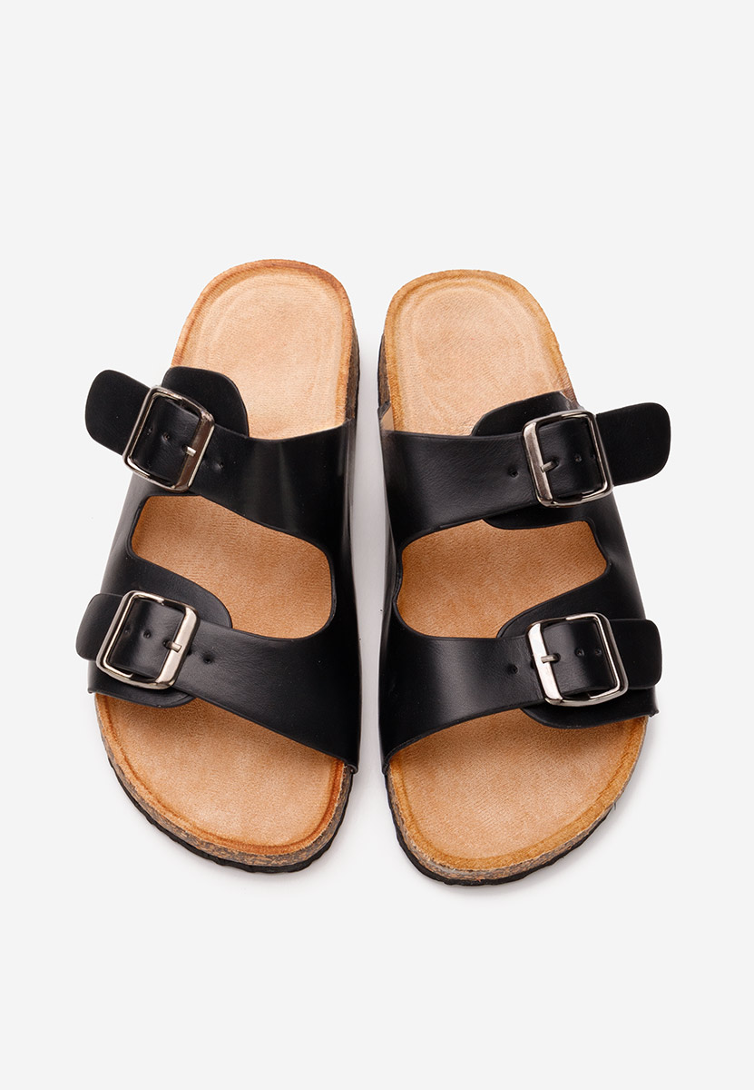 Čierne dámske šľapky Vanasia V3