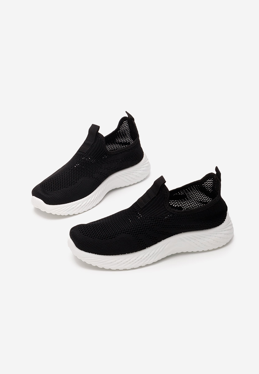 Čierne slip on tenisky damske Jenan