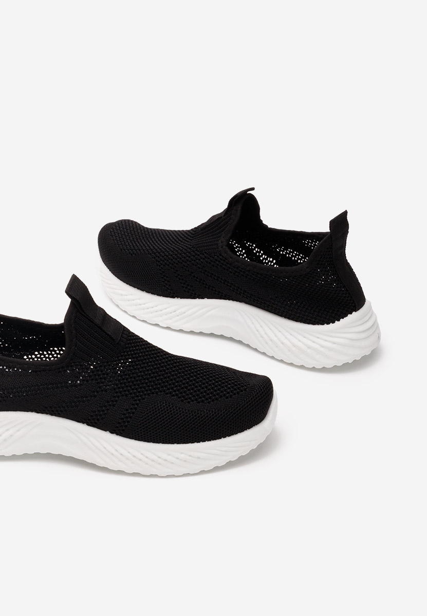 Čierne slip on tenisky damske Jenan