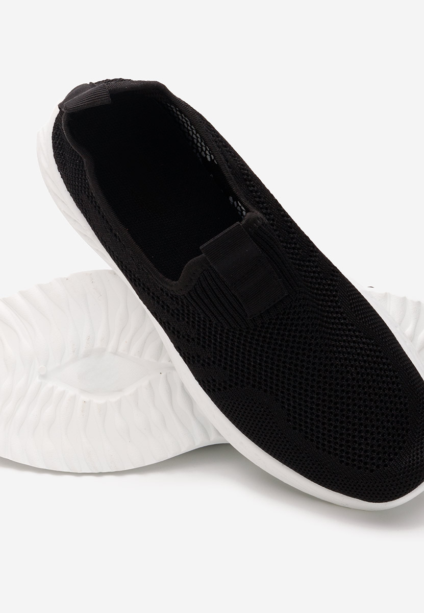 Čierne slip on tenisky damske Jenan
