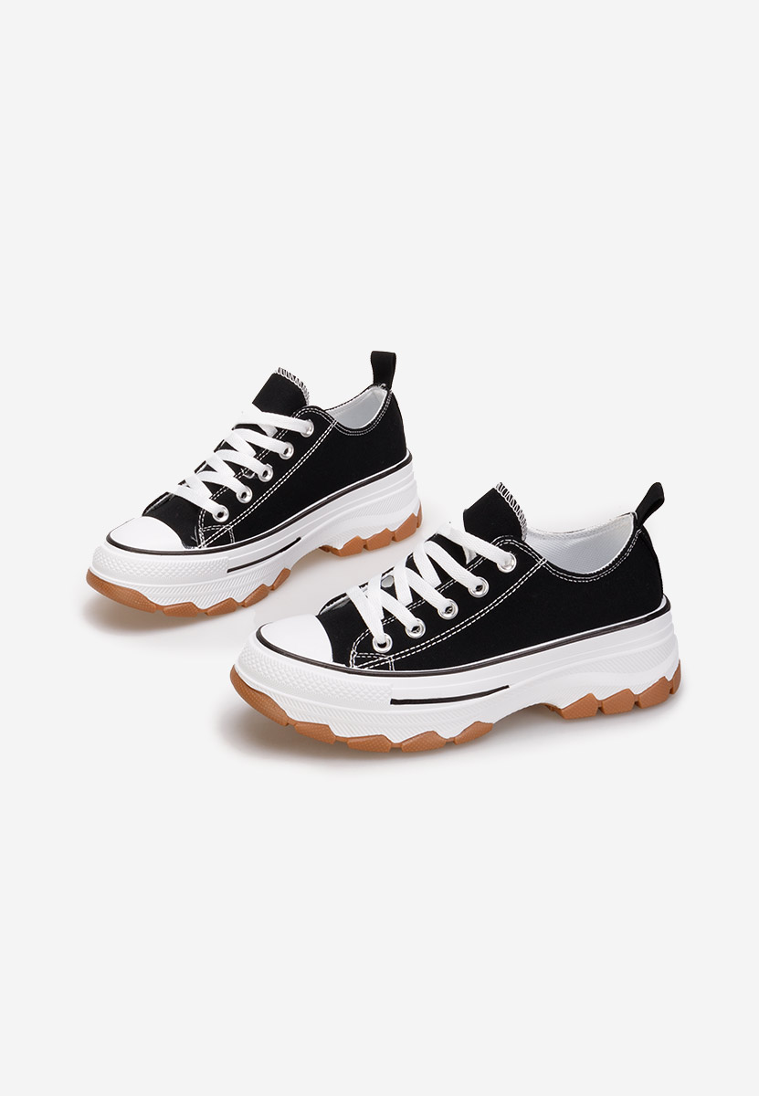 Čierne dámske nízké tenisky Raviana