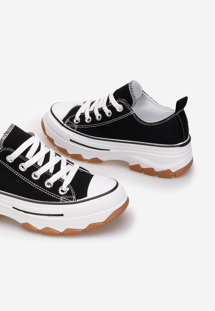 Čierne dámske nízké tenisky Raviana