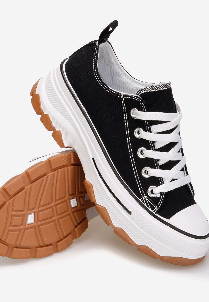 Čierne dámske nízké tenisky Raviana