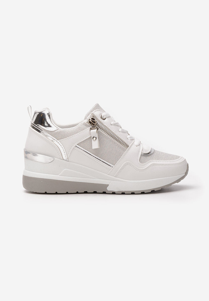 Biele dámske tenisky na platforme Rafina V2