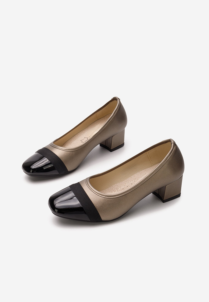 Cínové lodičky na nízkom opätku Selea Cínové lodičky na nízkom opätku Selea