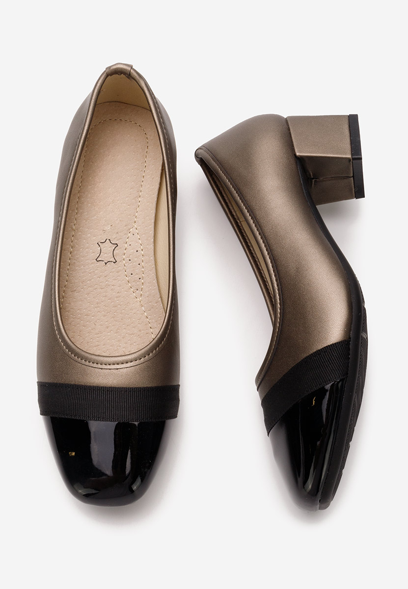 Cínové lodičky na nízkom opätku Selea Cínové lodičky na nízkom opätku Selea