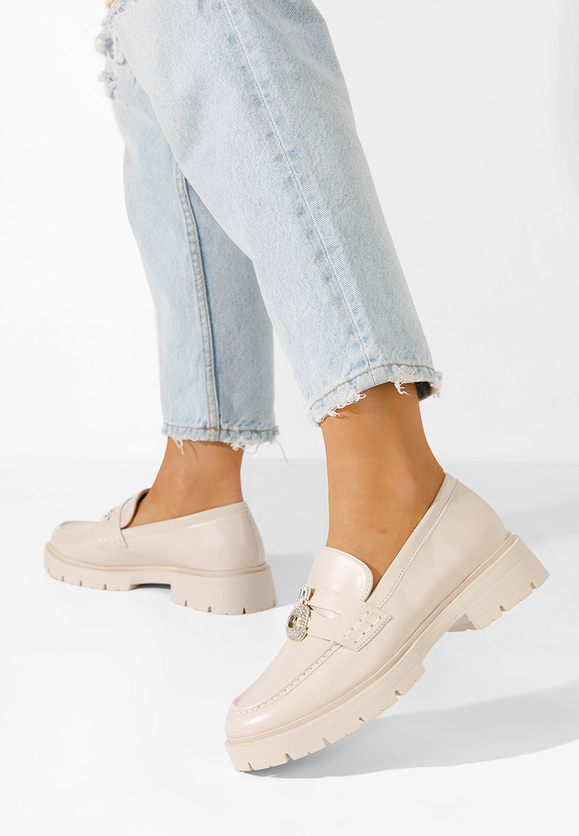 Béžové mokasíny dámske Asuna V2