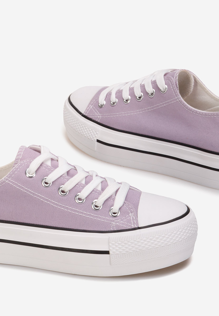 Fialové dámske nízké tenisky Machera