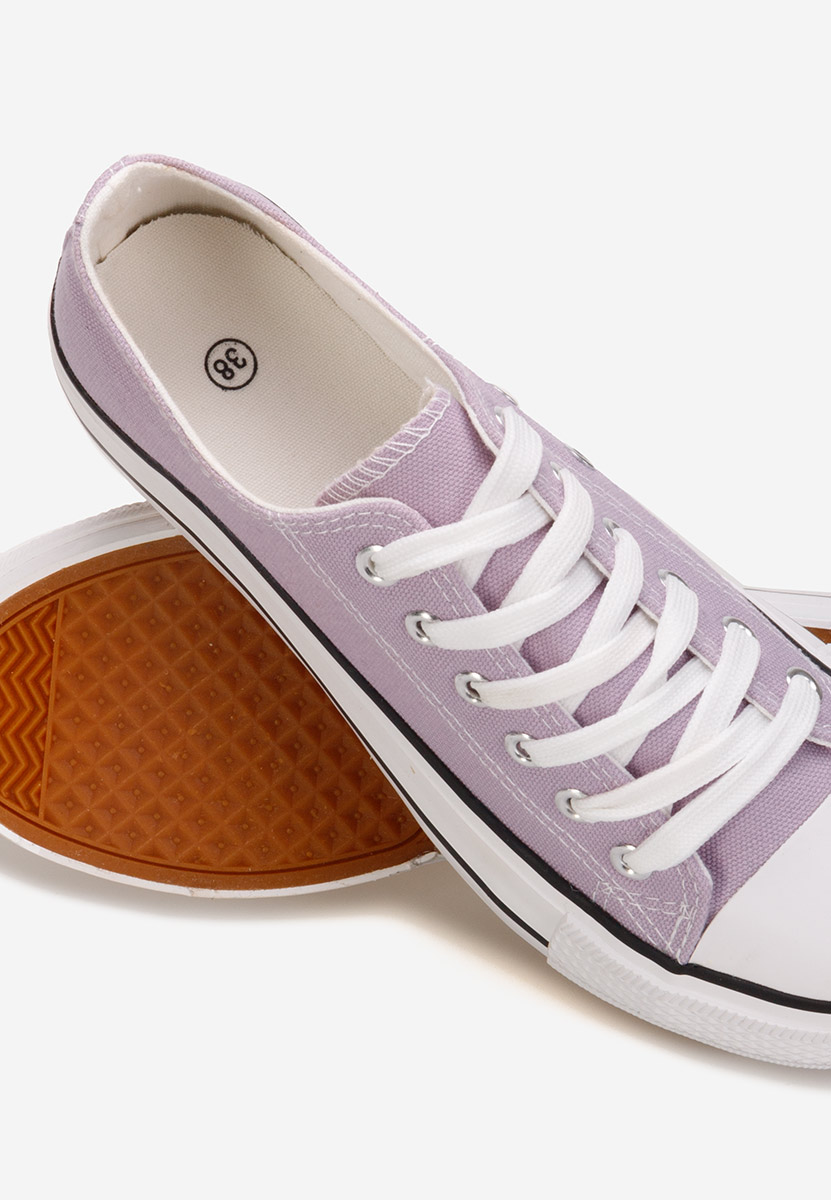 Fialové dámske nízké tenisky Machera