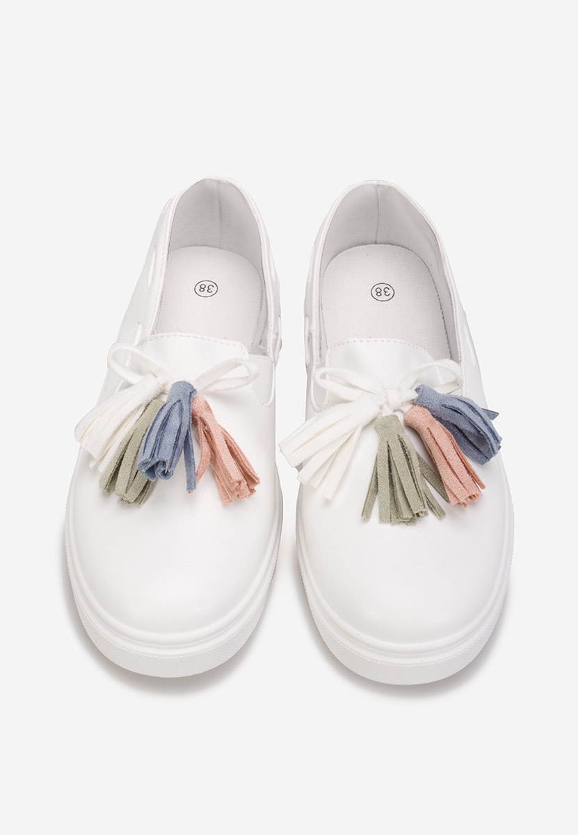 Biele dámske espadrilky Graziela