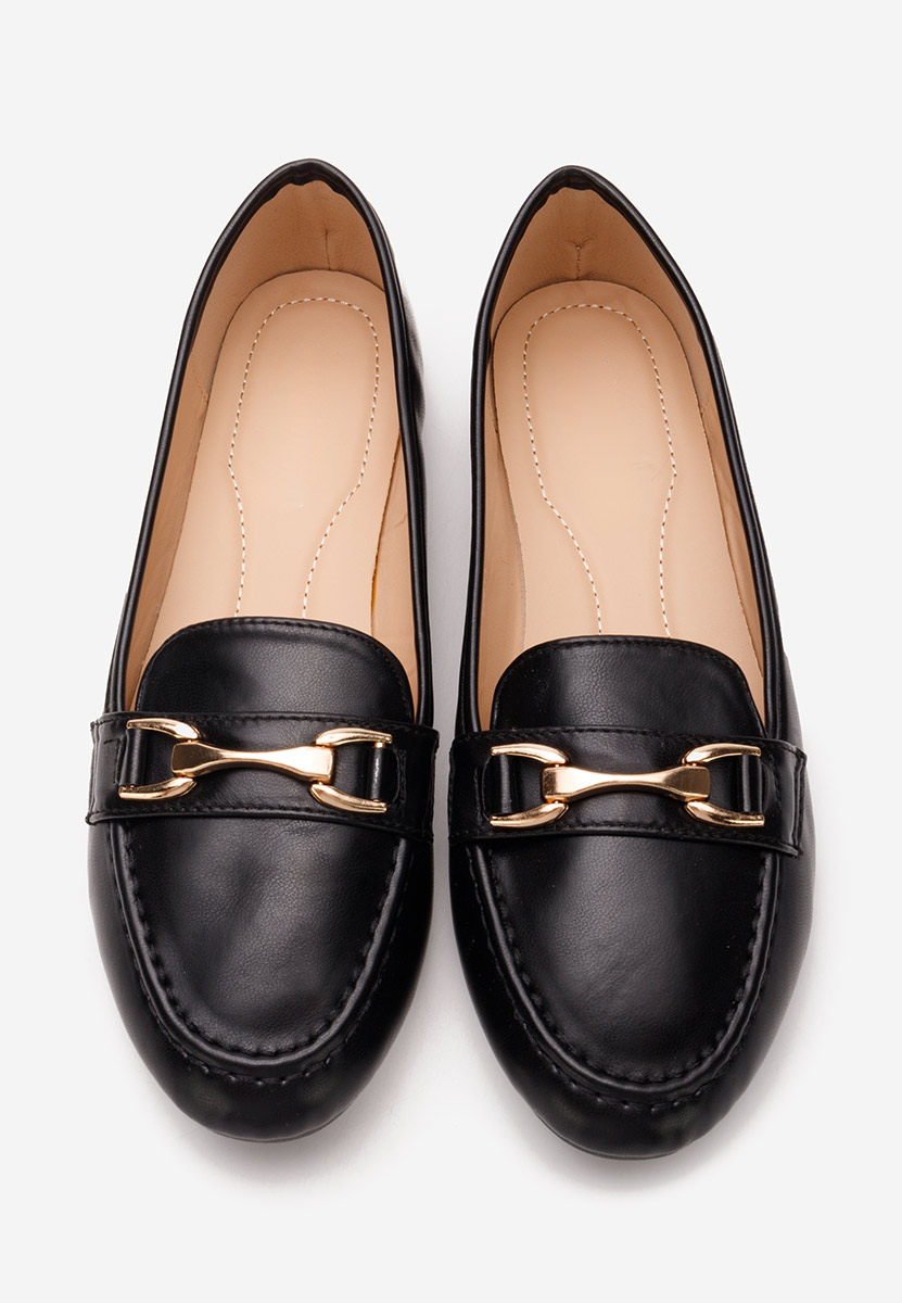 čierne mokasíny dámske Merra