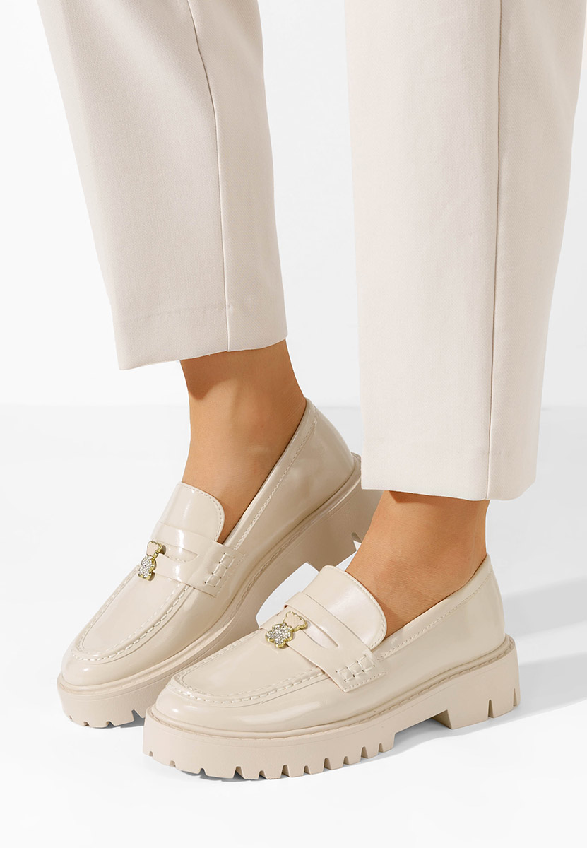 Béžové mokasíny dámske Asuna V4