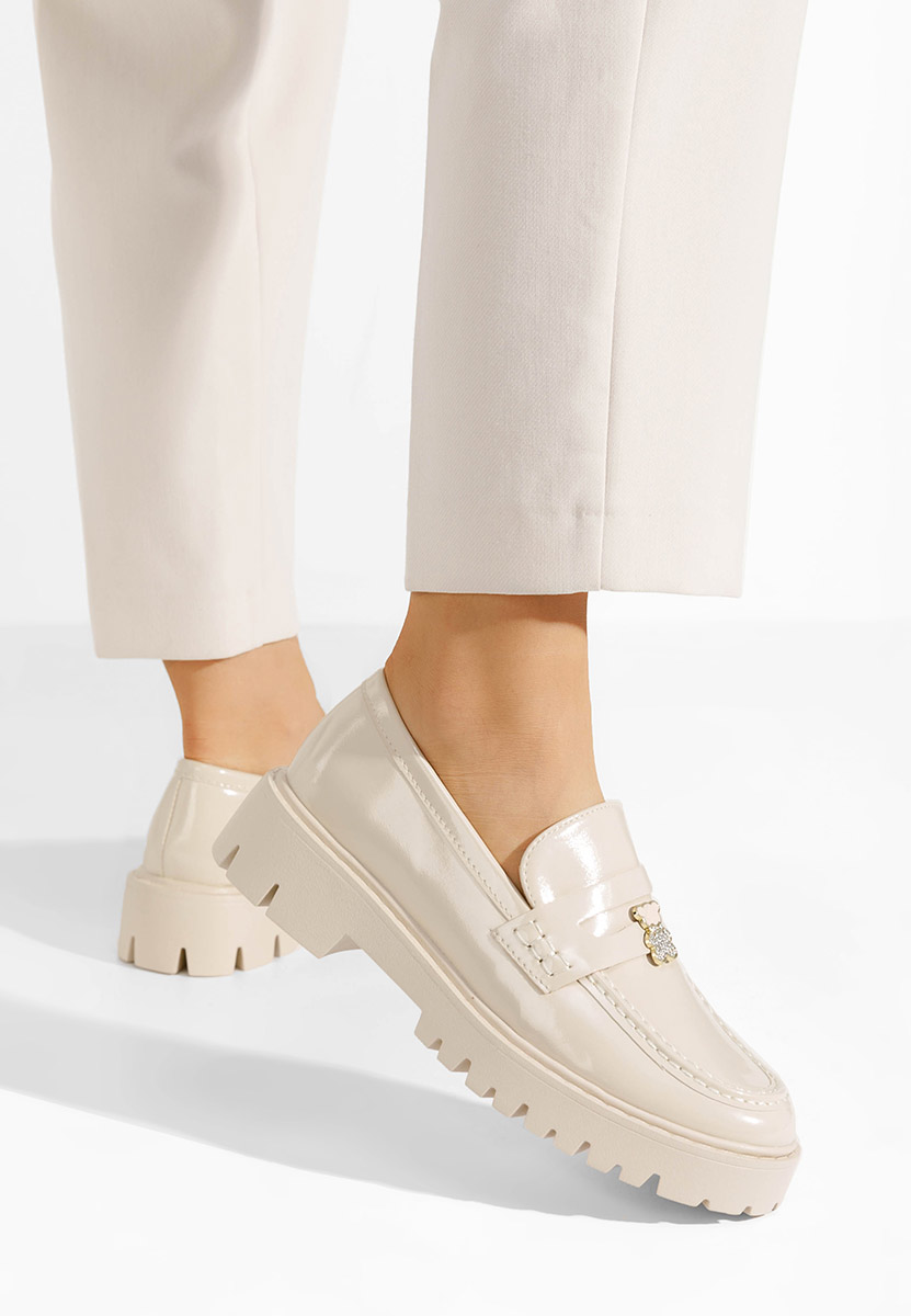 Béžové mokasíny dámske Asuna V4