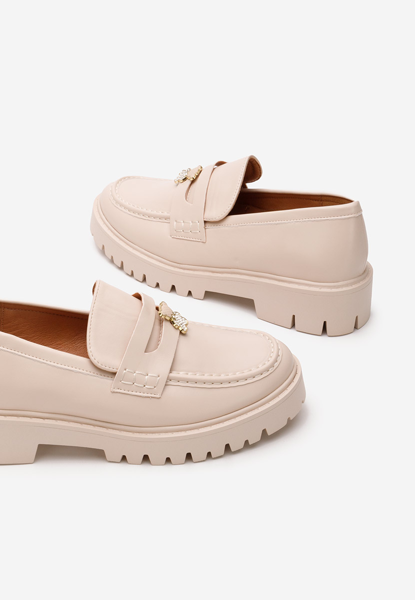 Béžové mokasíny dámske Disena V2