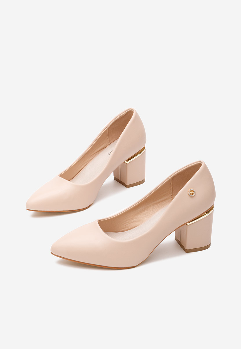 Béžové elegantné lodičky Nelia