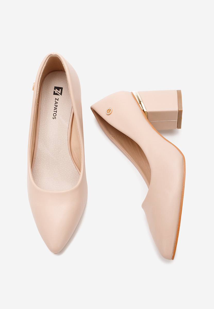 Béžové elegantné lodičky Nelia