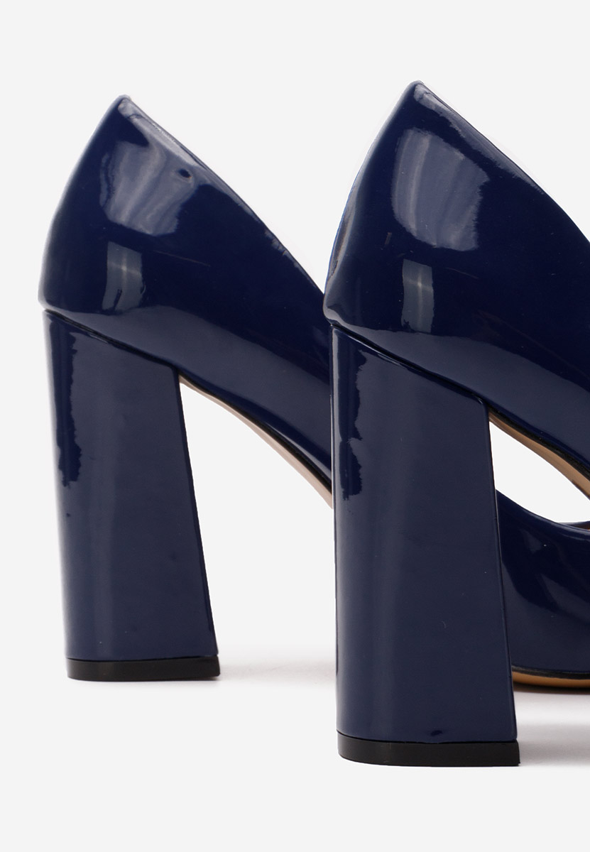 Tmavomdoré elegantné lodičky Azul