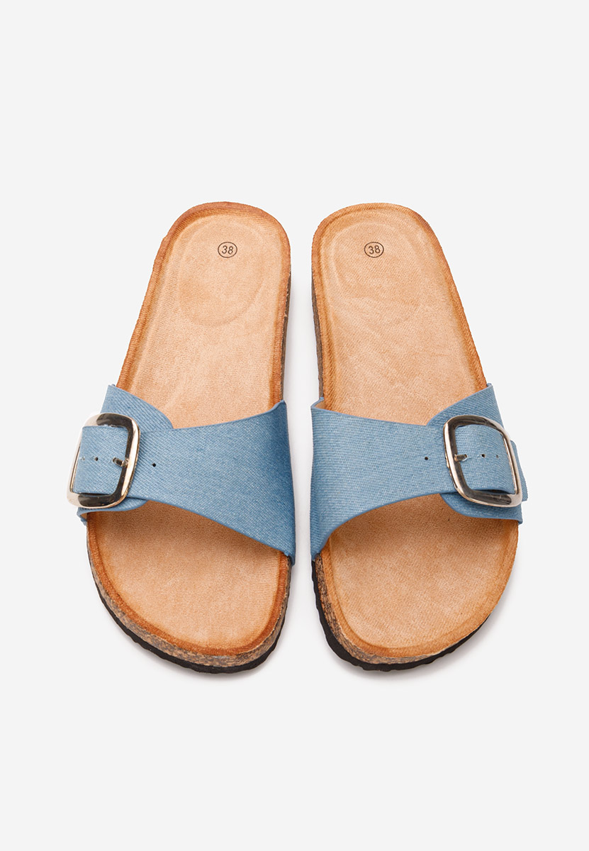 Denim dámske šľapky Evet V3
